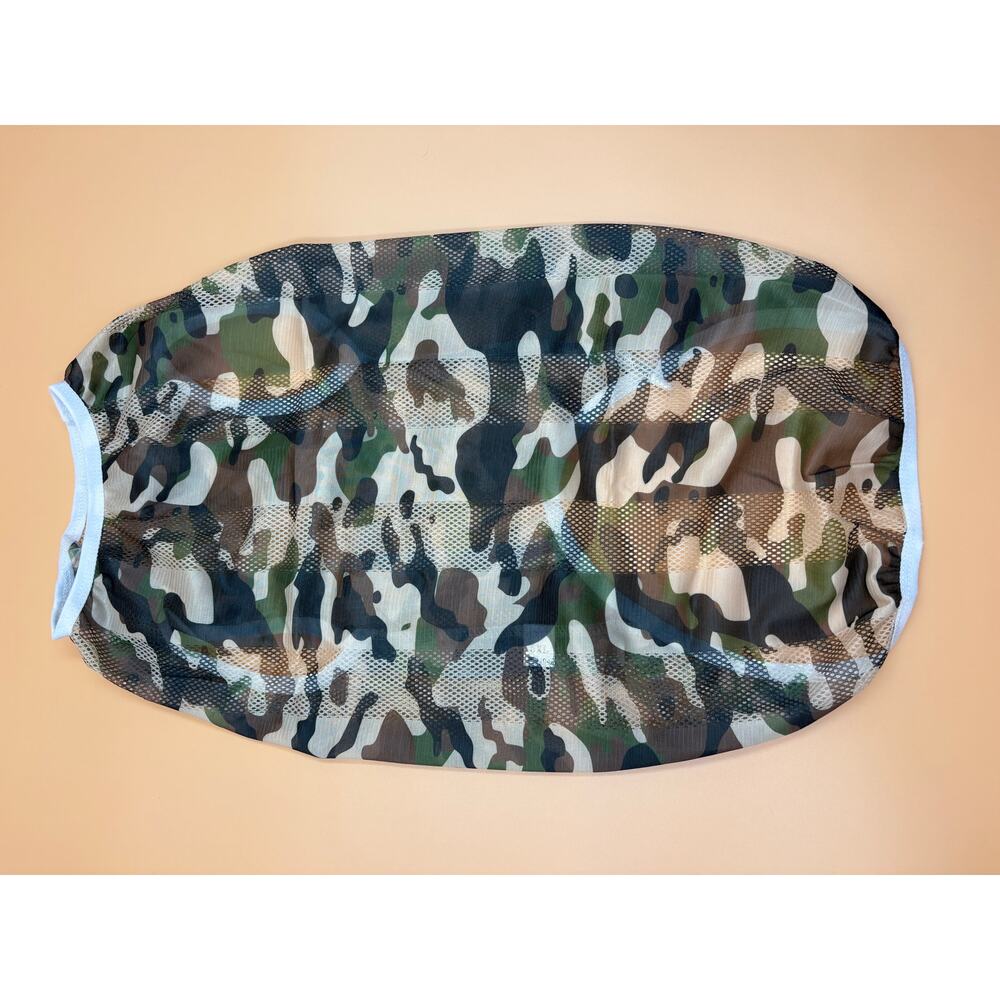 Camouflage Mesh Dog Shirt Vest XL NWT